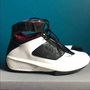Air Jordan XX white black and varsity red